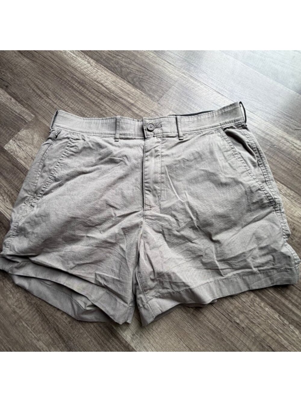 Abercrombie & Fitch Mens A&F All-Day Stretch Shorts Size 32 Gray Casual Lightwei